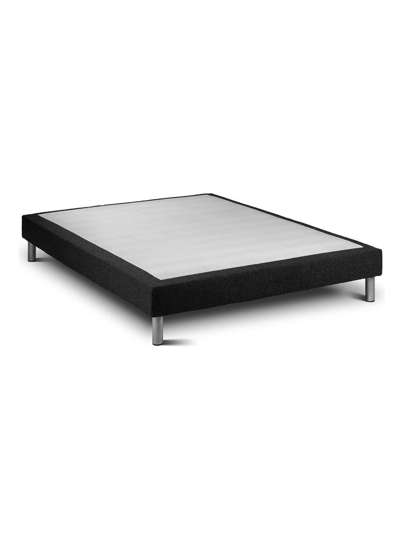 Ensemble Matelas Ressorts ensachés et mémoire de forme et Sommier Tapissier multi-lattes Noir - VITA Noir - Kiabi