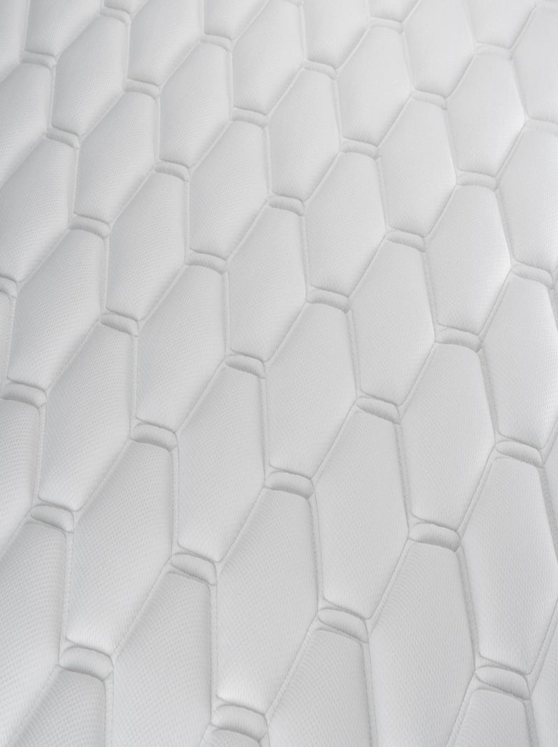 Ensemble Matelas Ressorts ensachés et mémoire de forme et Sommier Tapissier multi-lattes Noir - VITA Noir - Kiabi