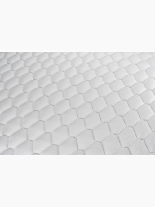 Ensemble Matelas Ressorts ensachés et Sommier tapissier en kit Noir - VITALSPRING - Kiabi