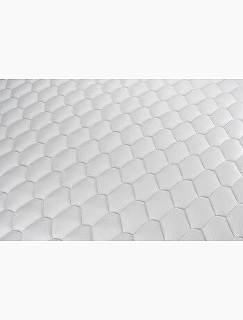 Ensemble Matelas Ressorts ensachés et Sommier Tapissier multi-lattes Noir - VITALSPRING