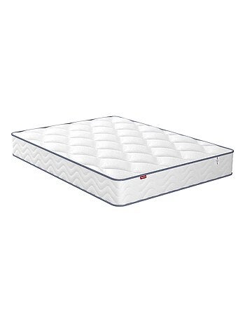 Ensemble matelas ressorts ensachés + mousse mémoire SWEETY, sommier en kit et pieds