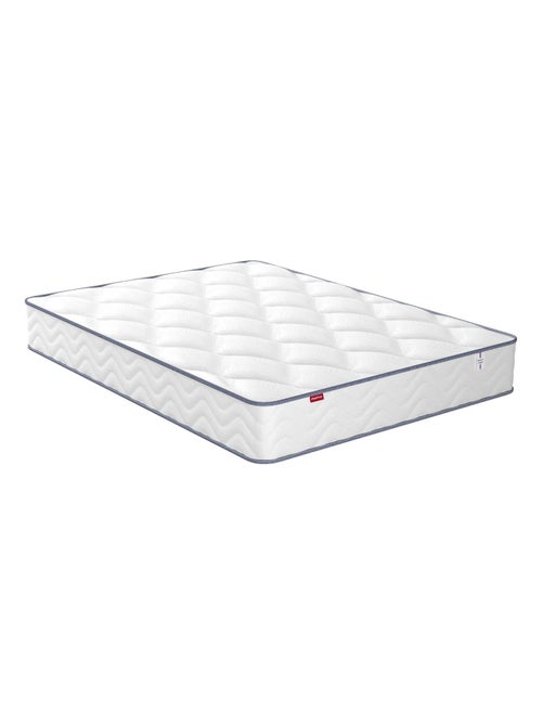 Ensemble matelas ressorts ensachés + mousse mémoire SWEETY, sommier en kit et pieds - Kiabi