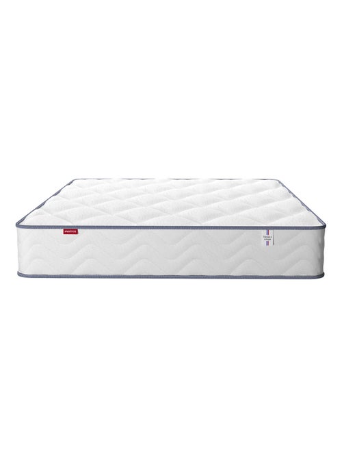 Ensemble matelas ressorts ensachés + mousse mémoire SWEETY, sommier en kit et pieds - Kiabi