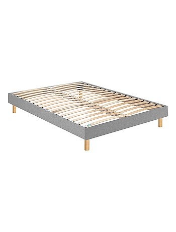 Ensemble matelas ressorts ensachés + mousse mémoire SWEETY, sommier en kit et pieds
