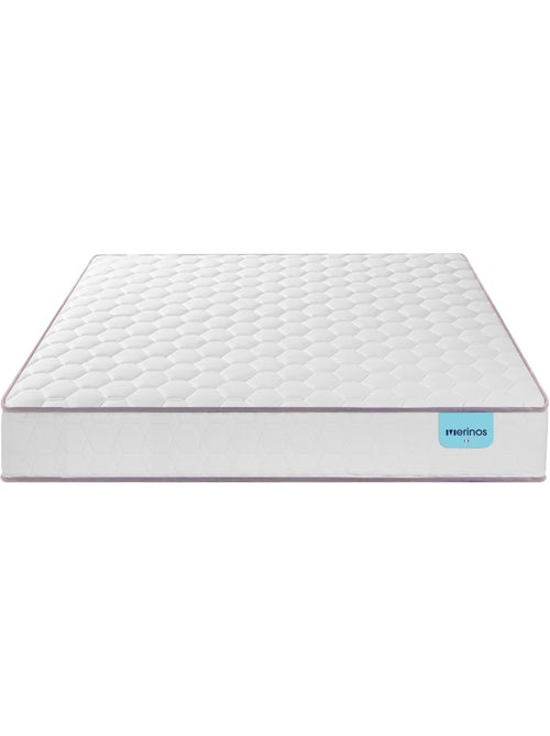 Ensemble matelas ressorts ensachés NATTY, sommier TWIST et pieds - Kiabi