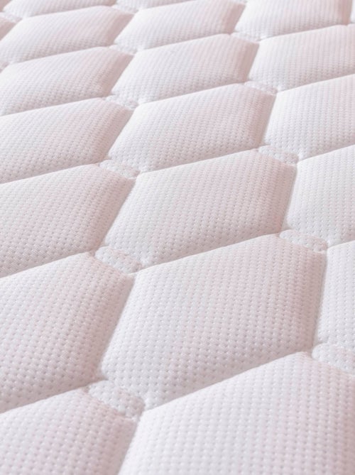 Ensemble matelas ressorts ensachés NATTY, sommier TWIST et pieds - Kiabi