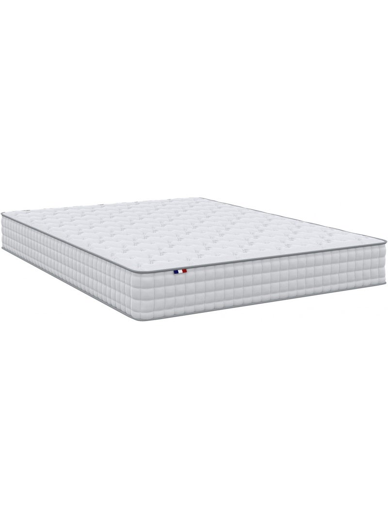 Ensemble matelas ressorts ensachés, SPECTRE + Sommier tapissier - Sommier - Noir gris anthracite - Kiabi