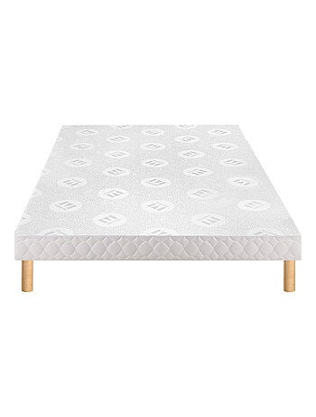 Ensemble matelas ressorts ensachés WELL BED, sommier TWIST et pieds
