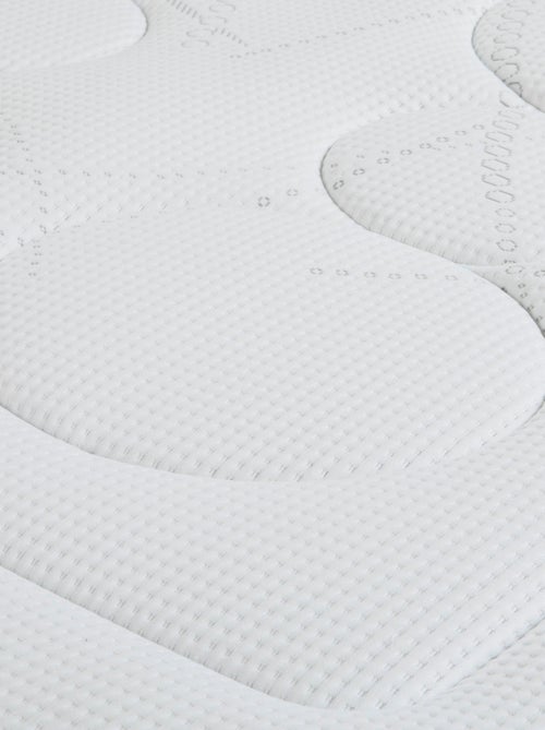 Ensemble matelas ressorts et mémoire de forme, sommier Constellation et pieds Rêve 600 - Kiabi
