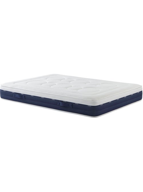 Ensemble matelas ressorts et mémoire de forme, sommier Constellation et pieds Rêve 600 - Kiabi