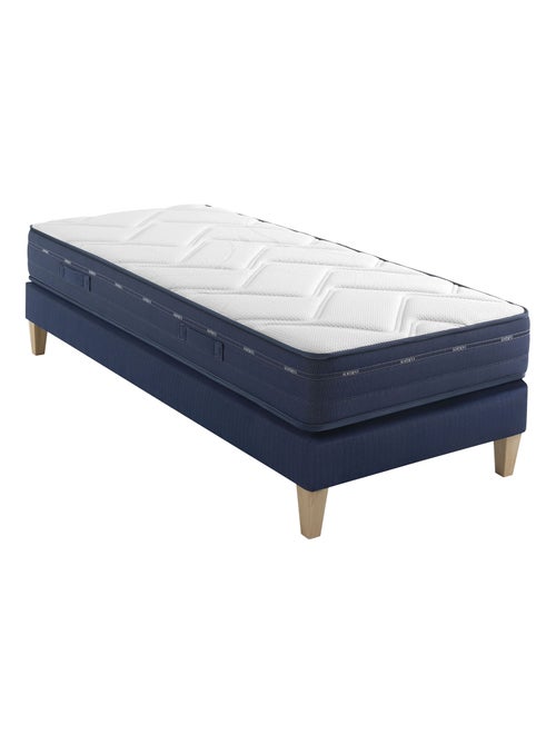 Ensemble matelas ressorts et mémoire de forme, sommier et pieds Rêve 500 - Kiabi