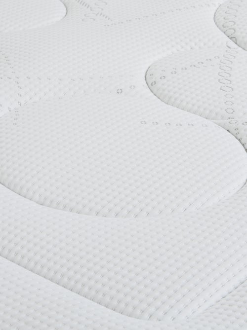 Ensemble matelas ressorts et mémoire de forme, sommier et pieds Rêve 600 - Kiabi