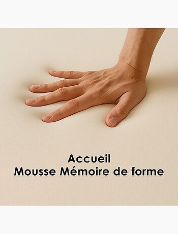 Ensemble Matelas Ressorts + Mémoire de forme ODYSSEE + Sommier Made in France , Sommier Gris chiné