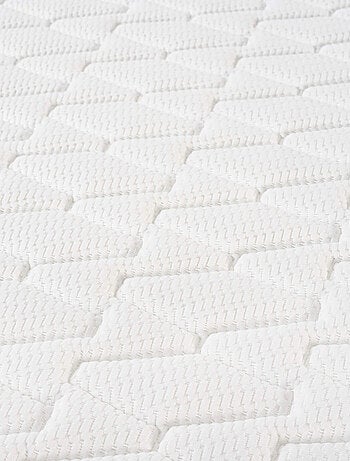 Ensemble matelas ressorts multispire DÉPAYSANT, sommier NATURE confort ferme et pieds