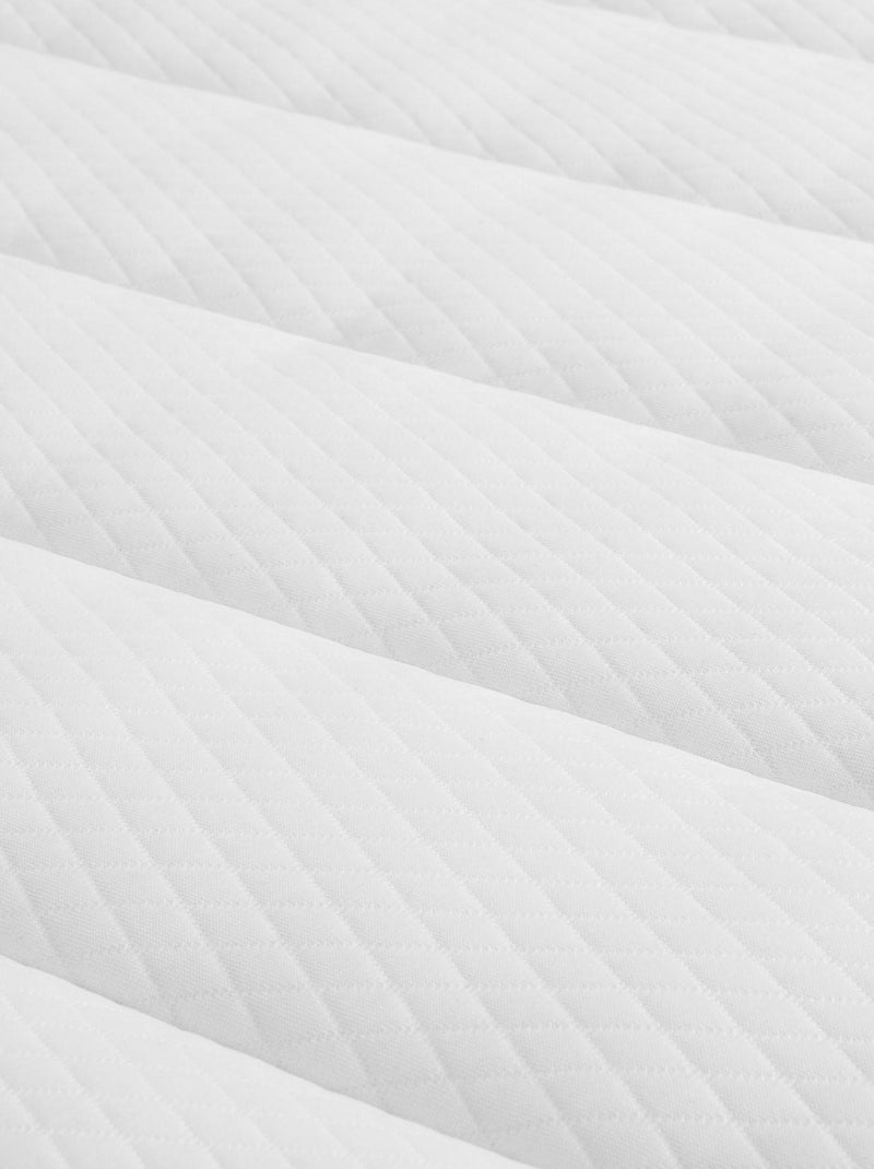 Ensemble matelas ressorts, sommier et pieds Rêve 300 Blanc - Kiabi