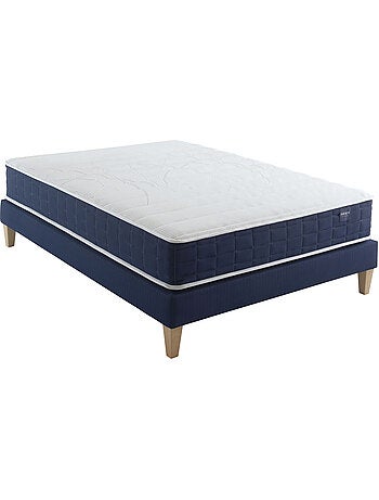Ensemble matelas ressorts, sommier et pieds Rêve 400