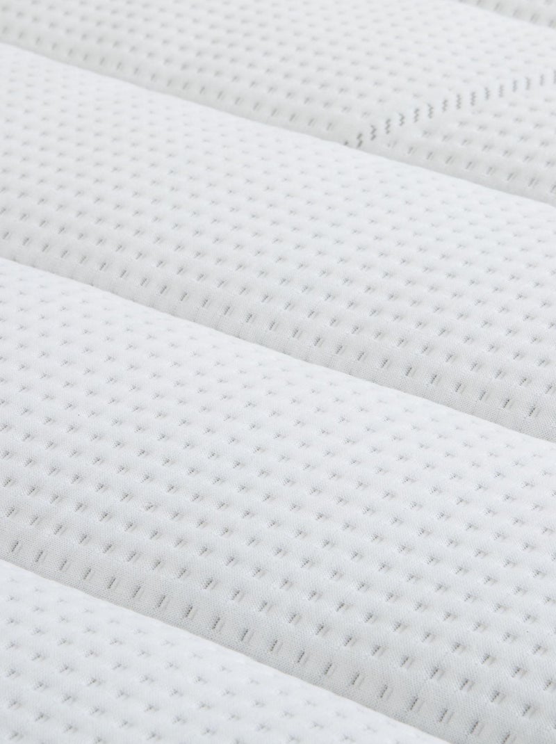 Ensemble matelas ressorts, sommier et pieds Rêve 400 Blanc - Kiabi