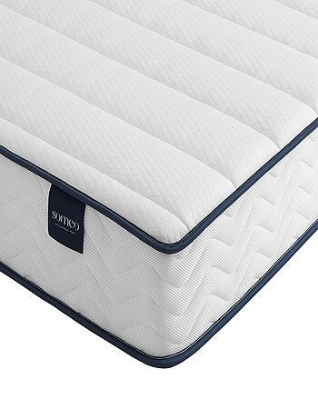 Ensemble matelas ressorts, sommier Lune et pieds Rêve 300