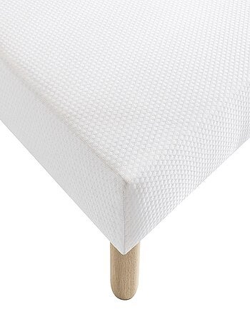 Ensemble matelas ressorts, sommier Lune et pieds Rêve 400