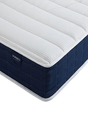 Ensemble matelas ressorts, sommier Lune et pieds Rêve 400