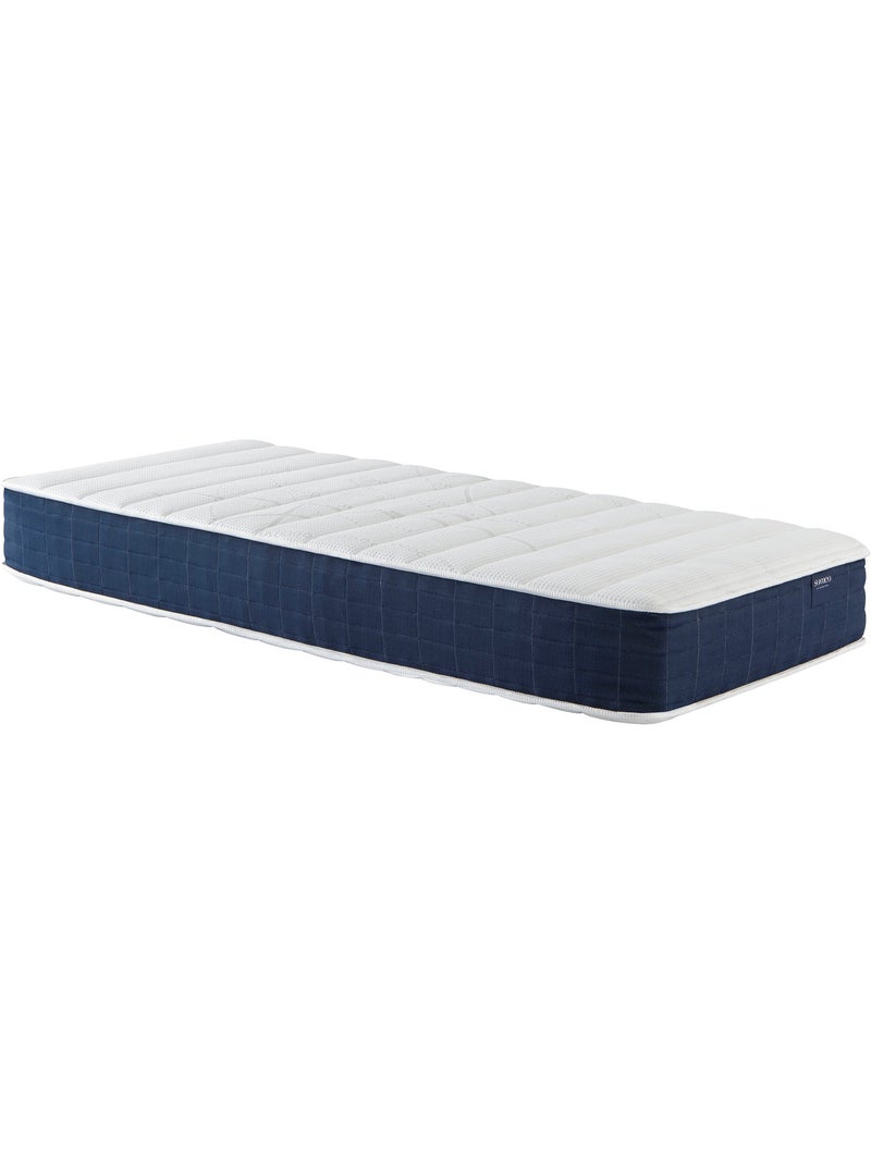 Ensemble matelas ressorts, sommier Lune et pieds Rêve 400 Blanc - Kiabi