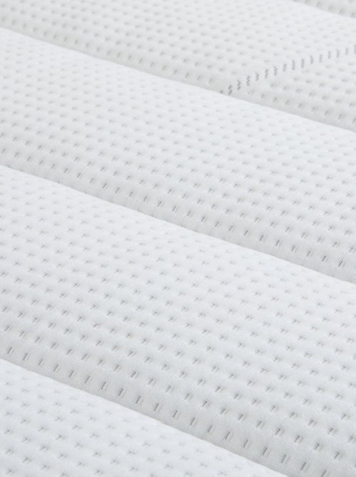 Ensemble matelas ressorts, sommier, pieds, couette et oreiller Rêve 400 - Kiabi