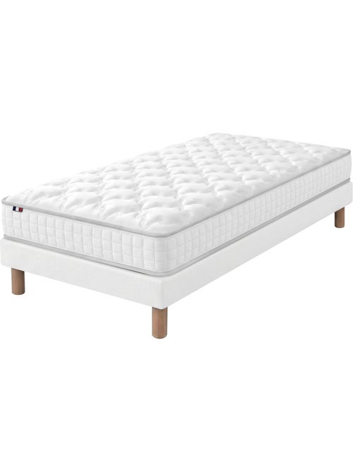 Ensemble matelas ressorts spectre sommier deco blanc - Kiabi Ensemble matelas ressorts spectre sommier deco blanc - Kiabi