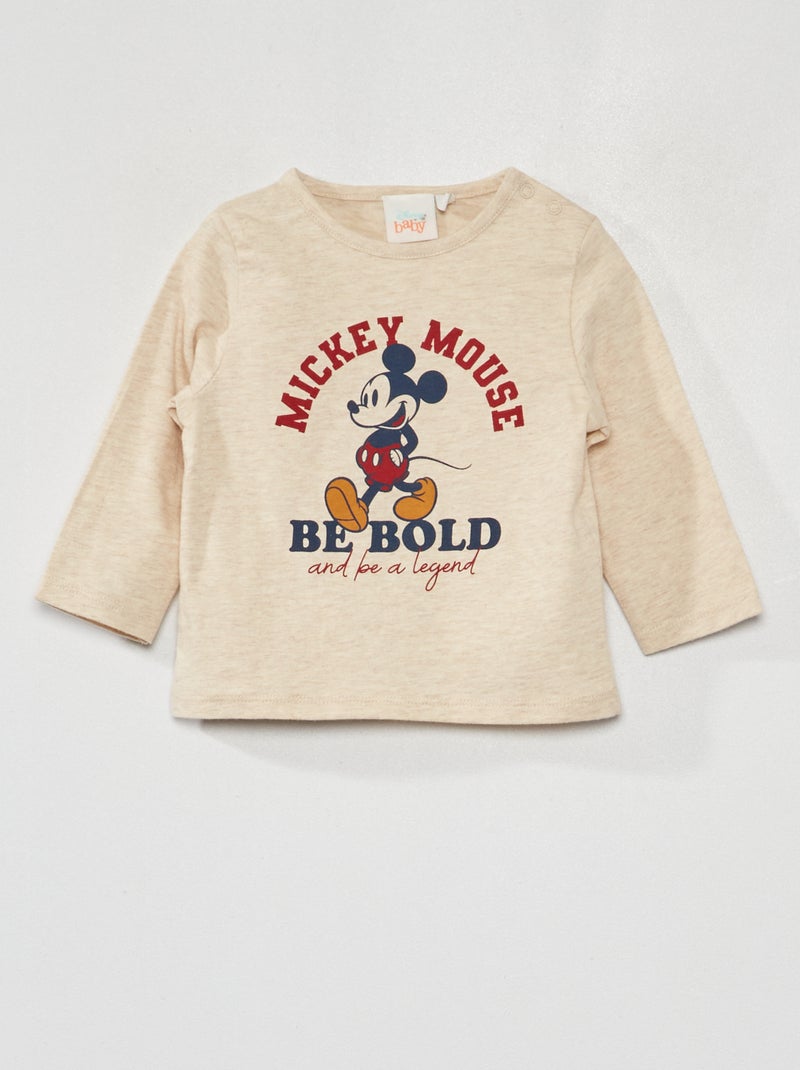 Ensemble 'Mickey' t-shirt + sweat + pantalon - 3 pièces Blanc/bleu - Kiabi