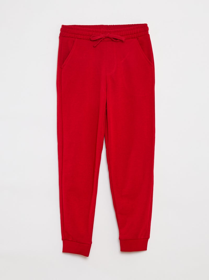 Ensemble molleton imprimé sweat + pantalon - 2 pièces ROUGE - Kiabi