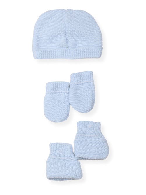 Ensemble naissance bonnet, moufles et chaussons - Kiabi