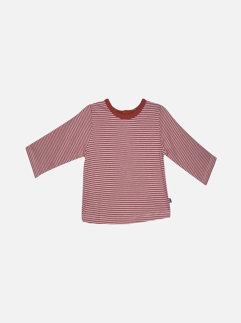 ENSEMBLE NAISSANCE T-SHIRT + SALOPETTE MOLLETON FLECHETTE Beige - Kiabi