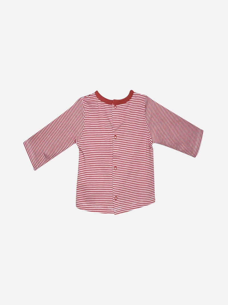 ENSEMBLE NAISSANCE T-SHIRT + SALOPETTE MOLLETON FLECHETTE Beige - Kiabi