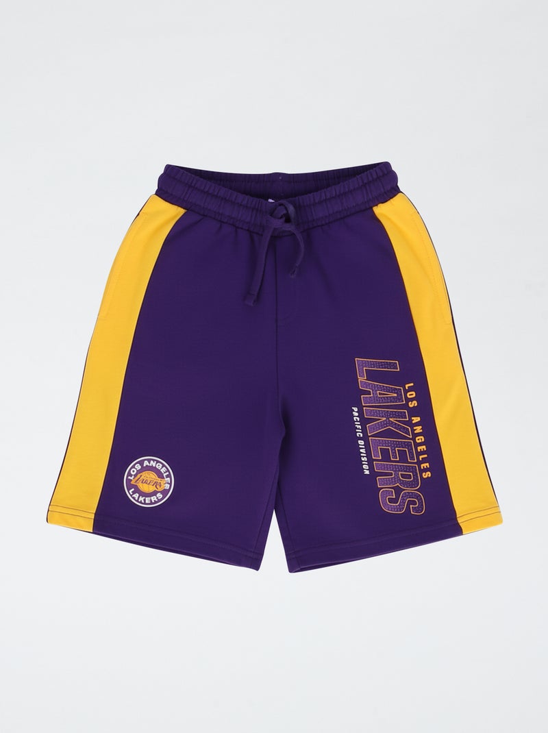 Ensemble 'NBA' 2 pièces  short + T-shirt Gris - Kiabi