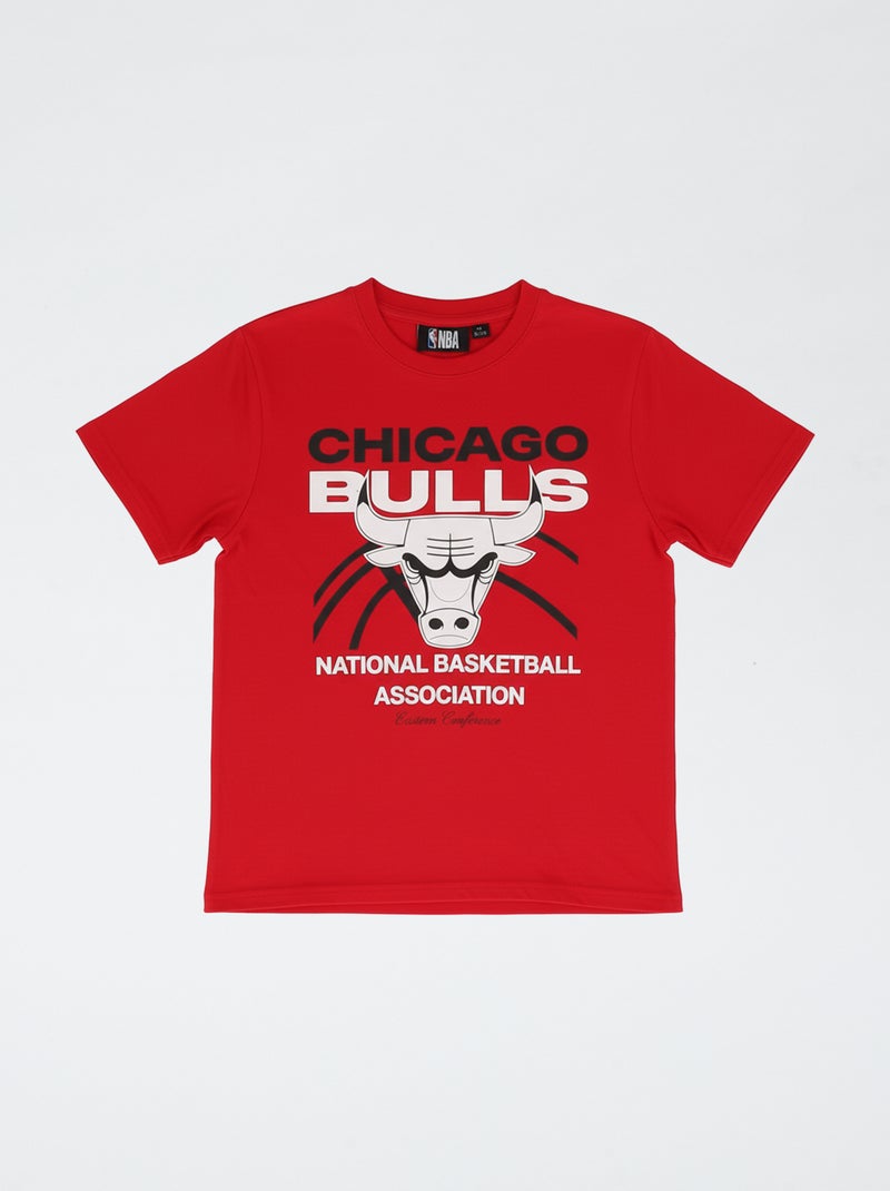 Ensemble 'NBA' 2 pièces  short + T-shirt Rouge - Kiabi
