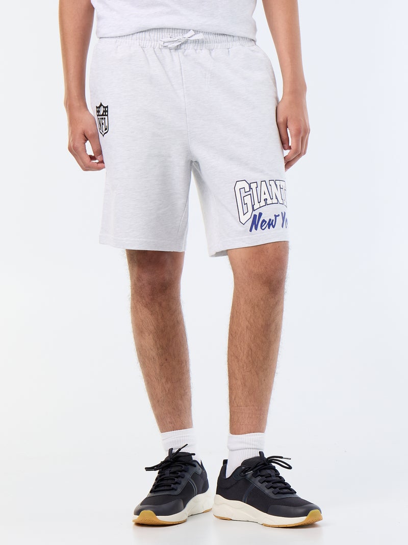 Ensemble 'NFL' t-shirt + short - 2 pièces Gris - Kiabi