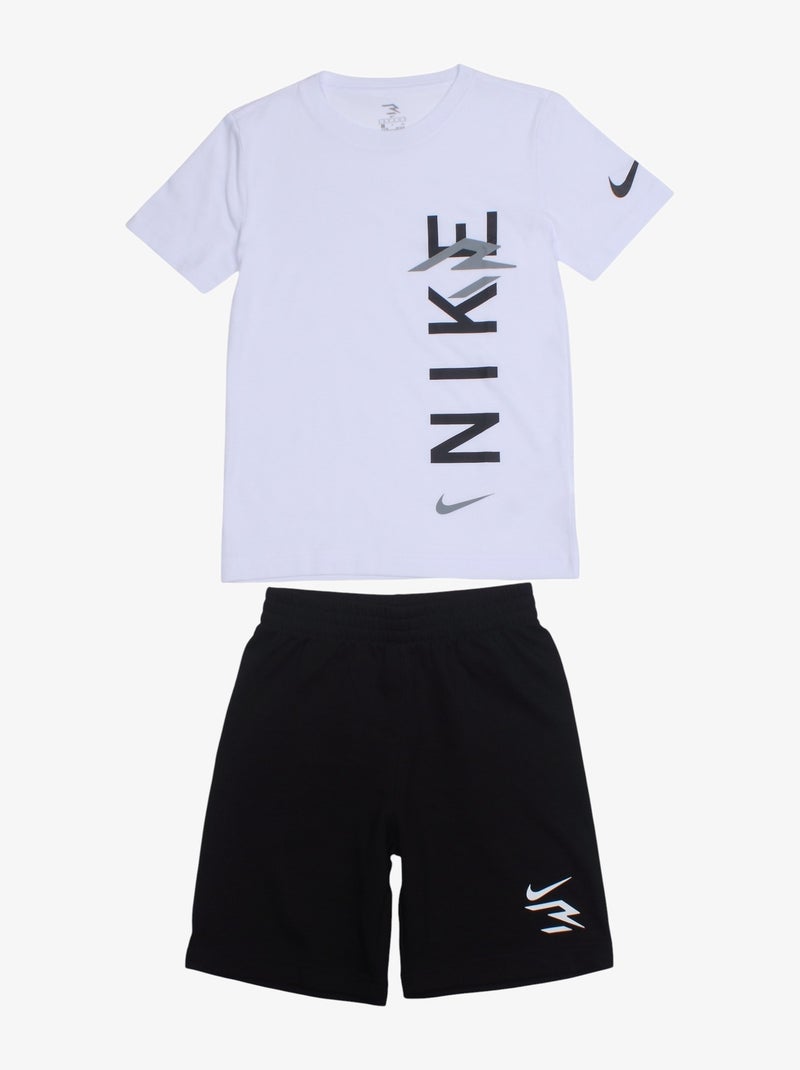 Ensemble  Nike 2 pièces Blanc Noir - Kiabi