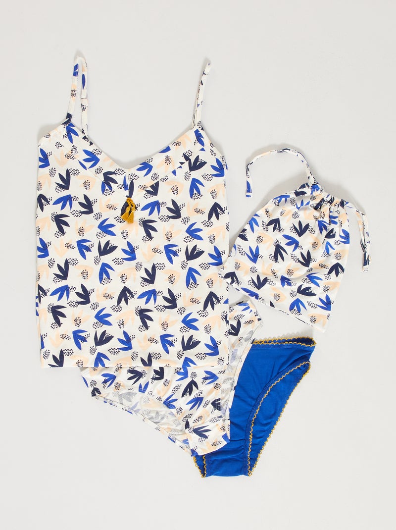 Ensemble nuisette + 2 culottes bleu - Kiabi