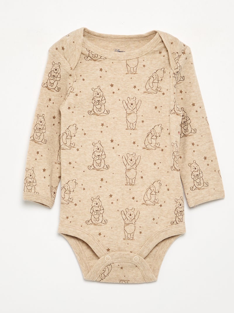 Ensemble nuit 2 pièces - Dors bien sans manches + body Beige - Kiabi