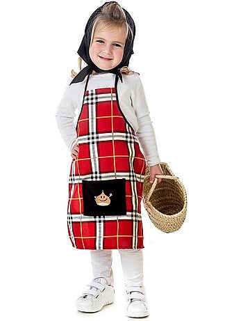 Ensemble ou costume de vendeur de châtaignes (à carreaux)