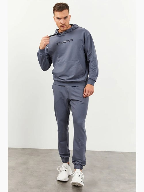 Ensemble oversize sweat à capuche et pantalon tommy - Kiabi