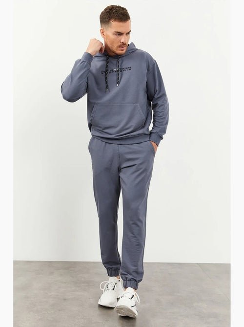 Ensemble oversize sweat à capuche et pantalon tommy - Kiabi