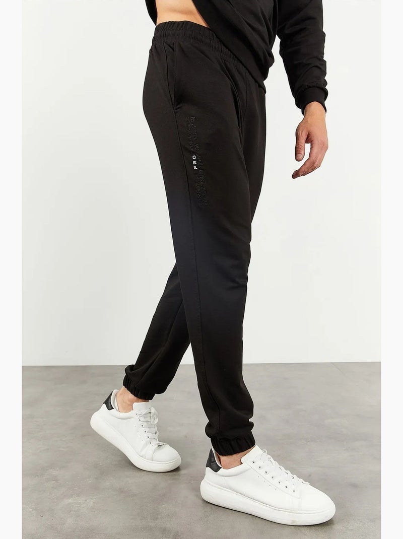 Ensemble oversize sweat à capuche et pantalon tommy Noir - Kiabi