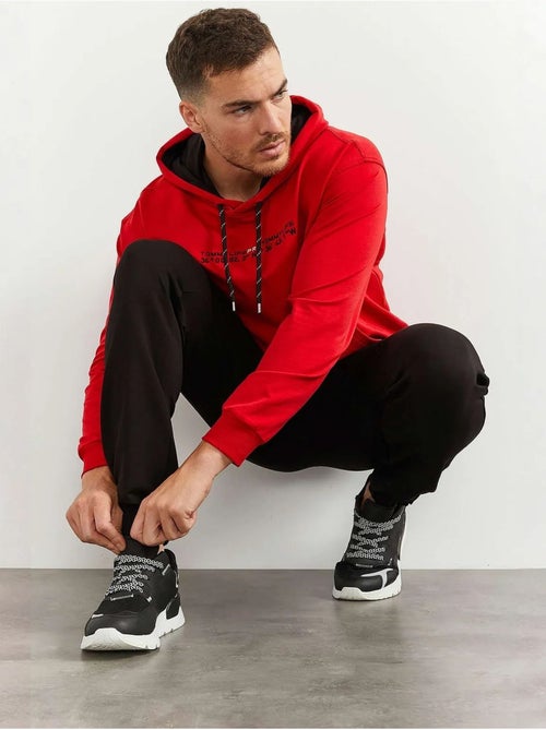 Ensemble oversize sweat à capuche et pantalon tommy - Kiabi