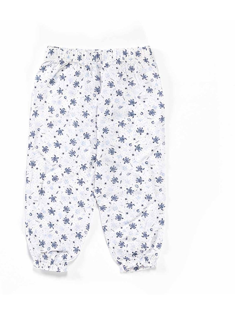 Ensemble pantacourt + haut - Terre de Marins Bleu marine - Kiabi