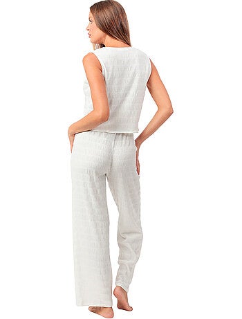 Ensemble pantalon et top sans manches Halter Style