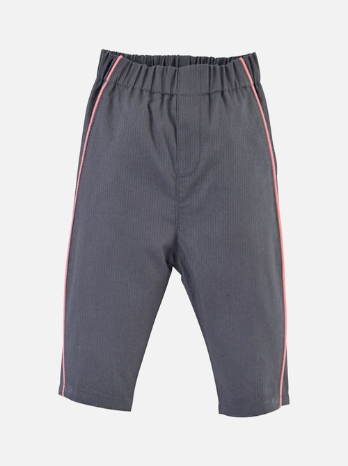 ENSEMBLE PANTALON FILLE ANTHRACITE - Kiabi