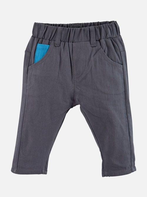 ENSEMBLE PANTALON GARCON ANTHRACITE - Kiabi