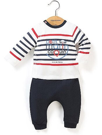 Ensemble pantalon + haut - terre de marins