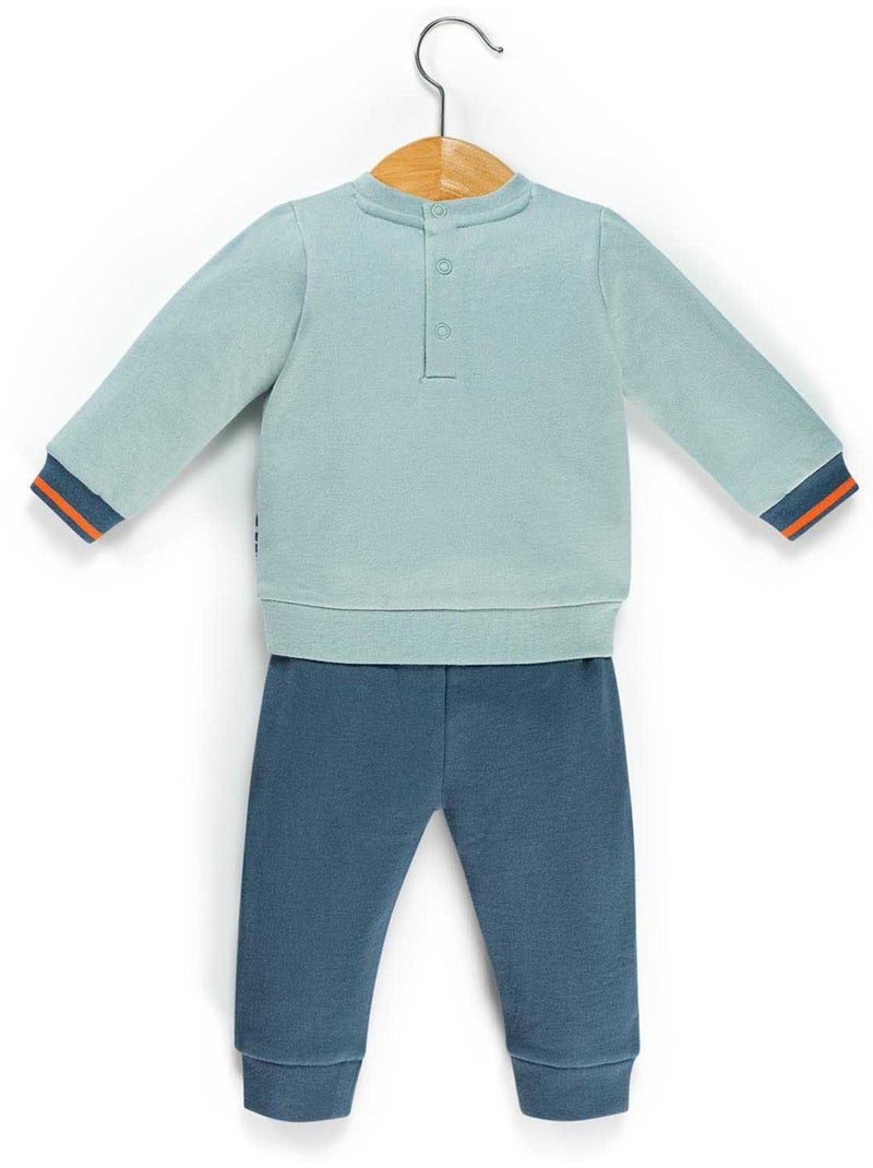 Ensemble pantalon + haut - Terre de Marins Bleu - Kiabi