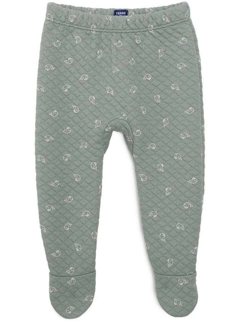 Ensemble pantalon + haut - terre de marins Vert d'eau - Kiabi